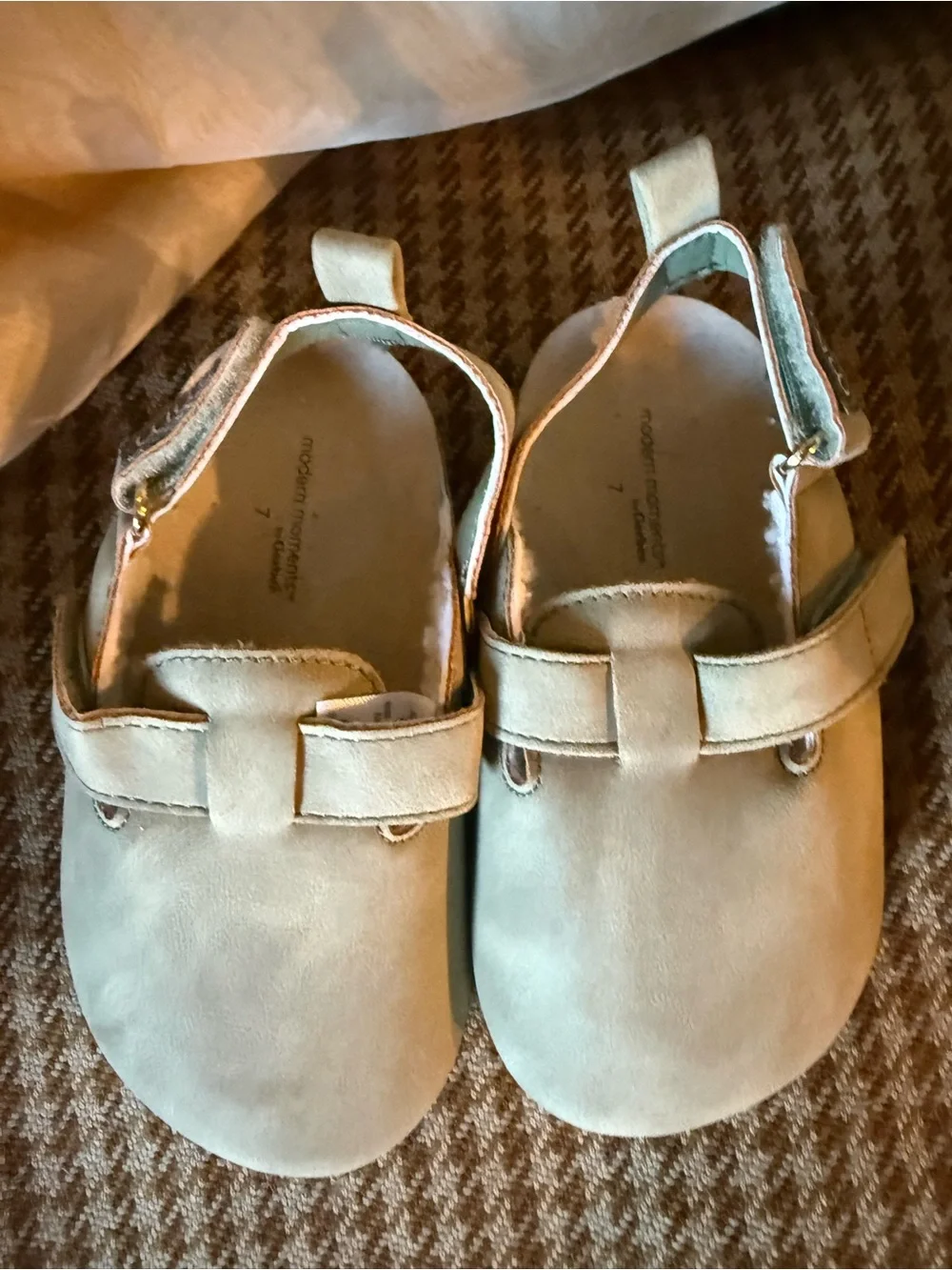 Children's Modern Moments Slip Ons in Light Green